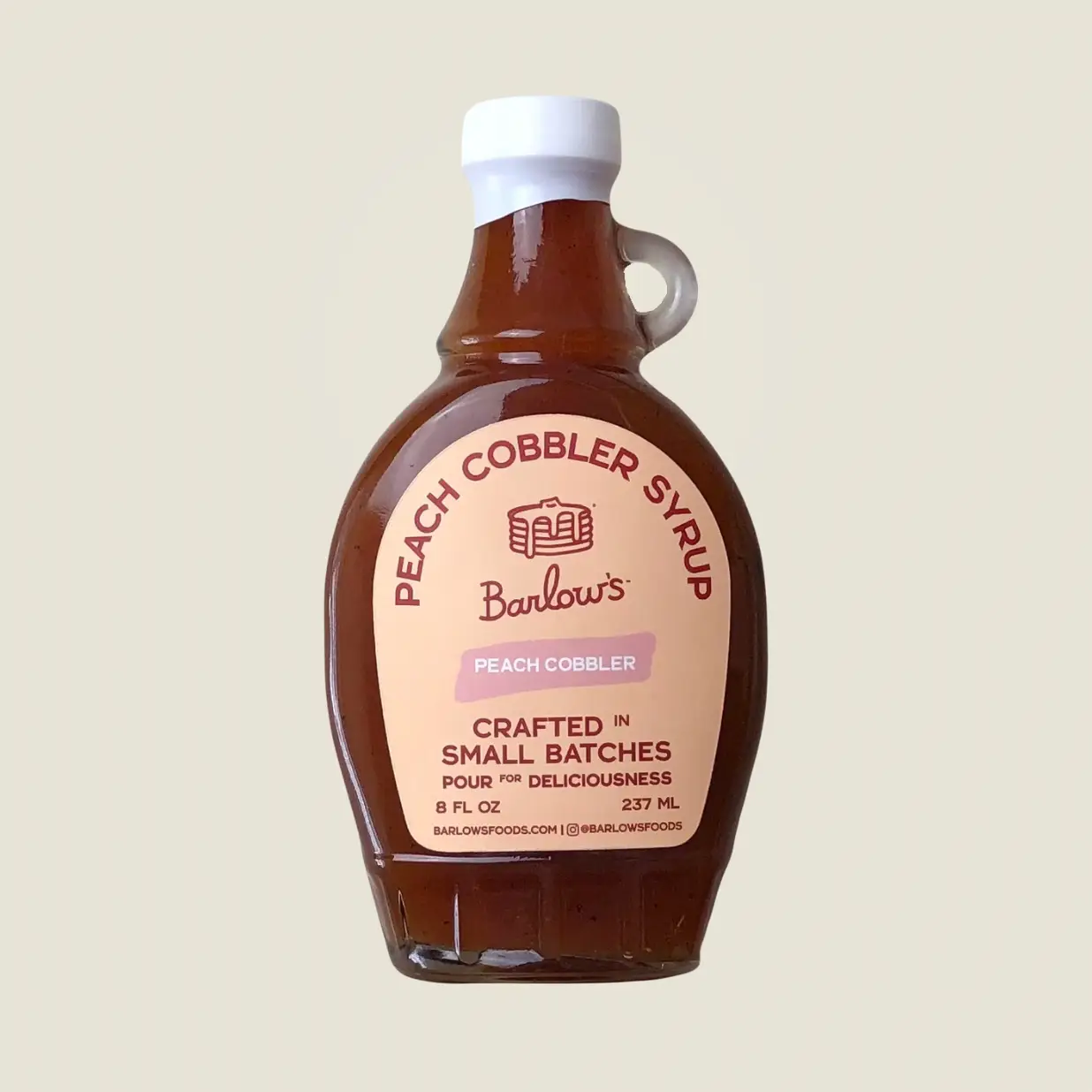The Let's Brunch Kitchen Housewarming Gift Box by Sonia's Vokalized Kreations includes a peach-themed syrup with an 8 fl oz bottle—ideal for cozy mornings or enhancing your farmhouse breakfast.